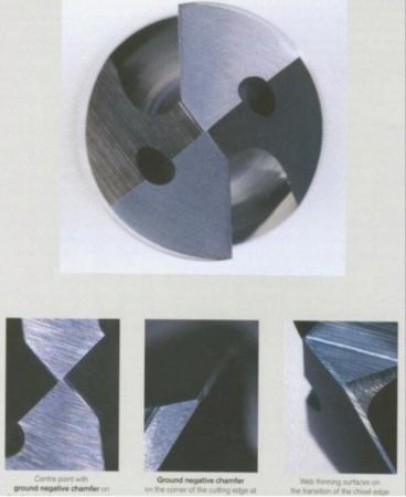 修磨整體硬質合金鉆頭刀具